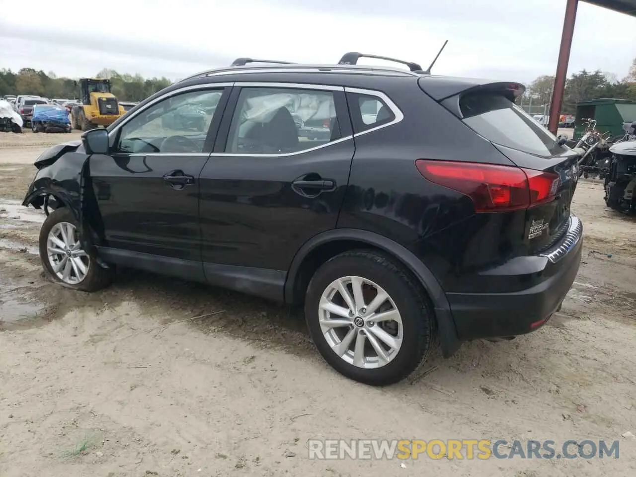 2 Photograph of a damaged car JN1BJ1CR3KW332832 NISSAN ROGUE 2019