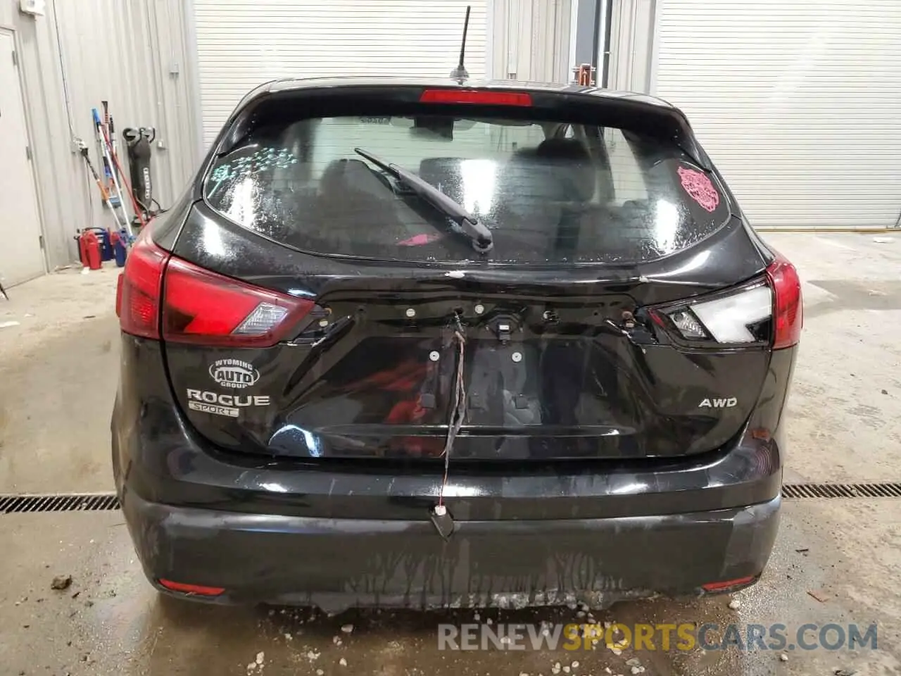 6 Photograph of a damaged car JN1BJ1CR3KW333320 NISSAN ROGUE 2019