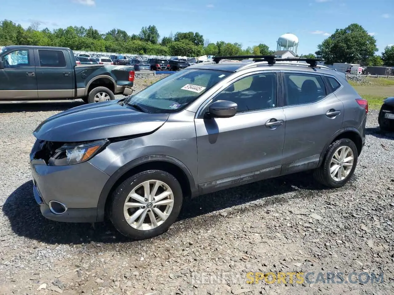1 Photograph of a damaged car JN1BJ1CR3KW341109 NISSAN ROGUE 2019