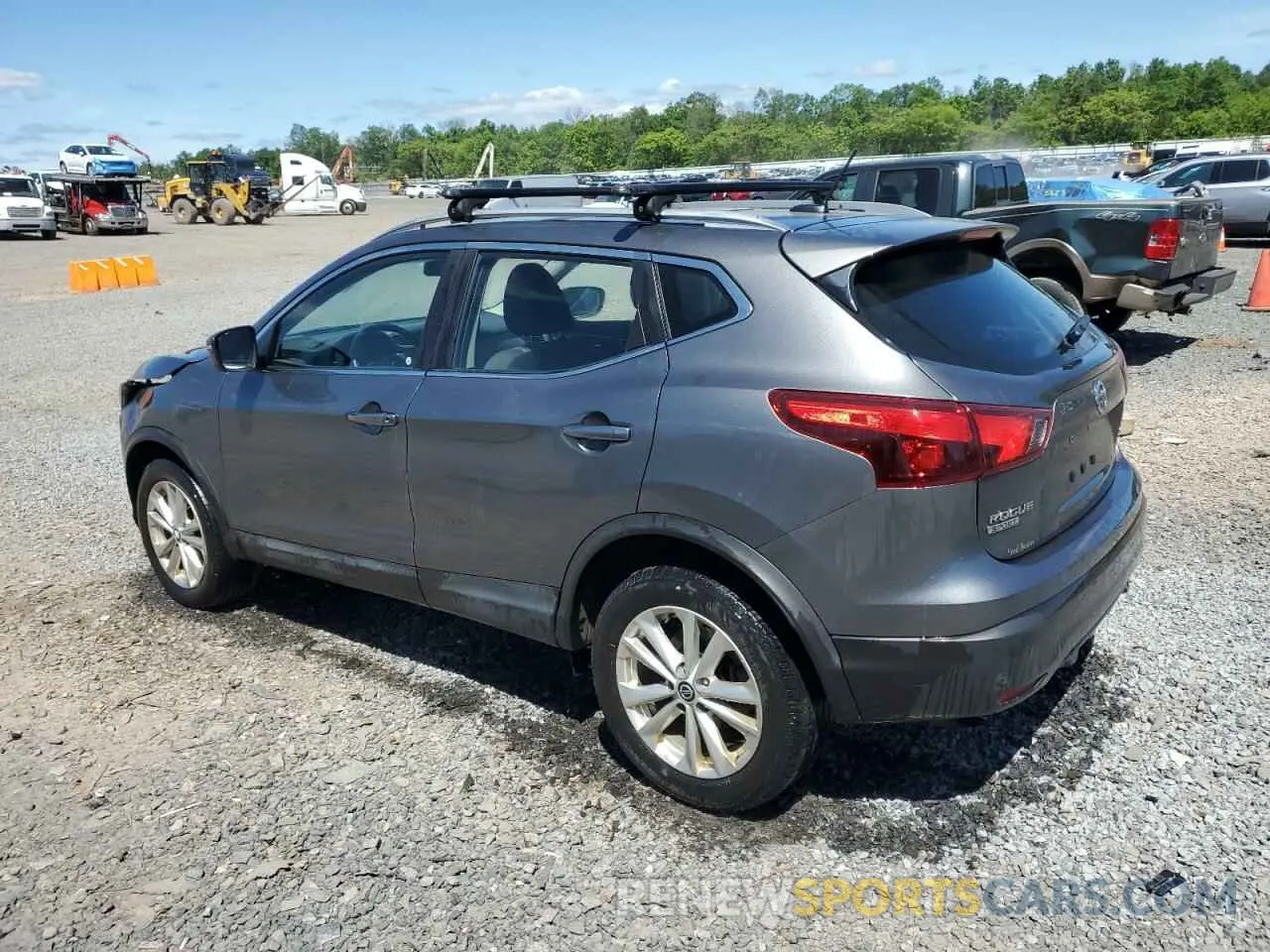 2 Photograph of a damaged car JN1BJ1CR3KW341109 NISSAN ROGUE 2019