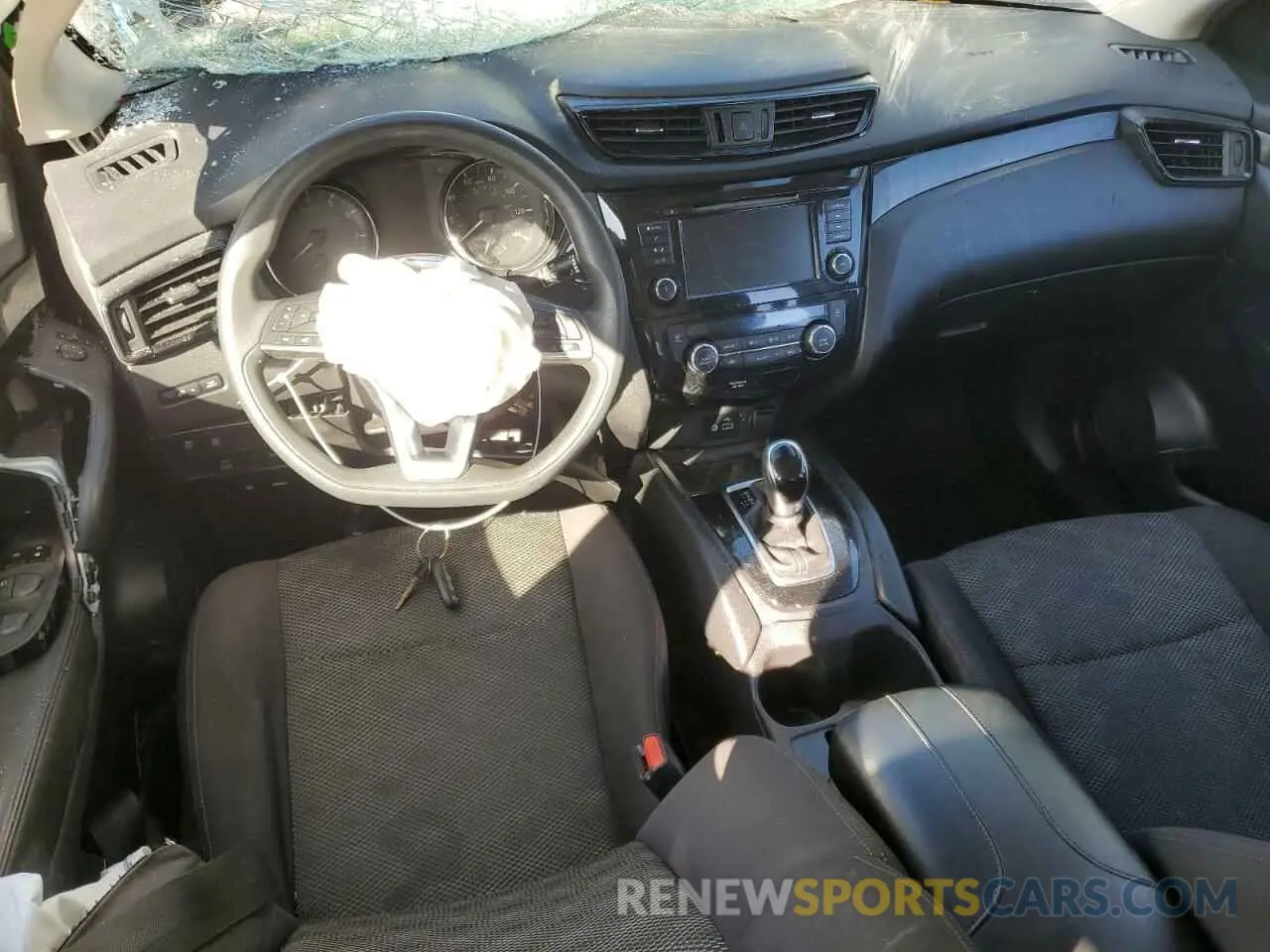 8 Photograph of a damaged car JN1BJ1CR3KW344351 NISSAN ROGUE 2019