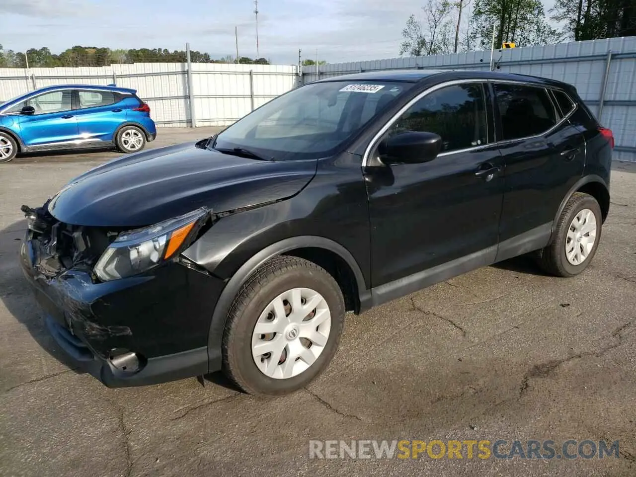 1 Photograph of a damaged car JN1BJ1CR3KW344981 NISSAN ROGUE 2019