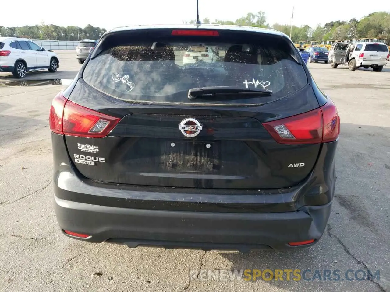 6 Photograph of a damaged car JN1BJ1CR3KW344981 NISSAN ROGUE 2019