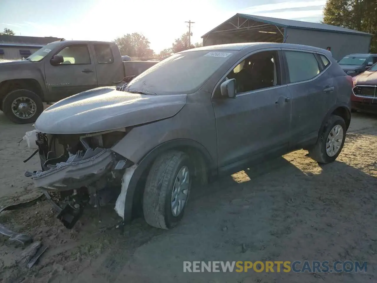 1 Photograph of a damaged car JN1BJ1CR3KW630829 NISSAN ROGUE 2019