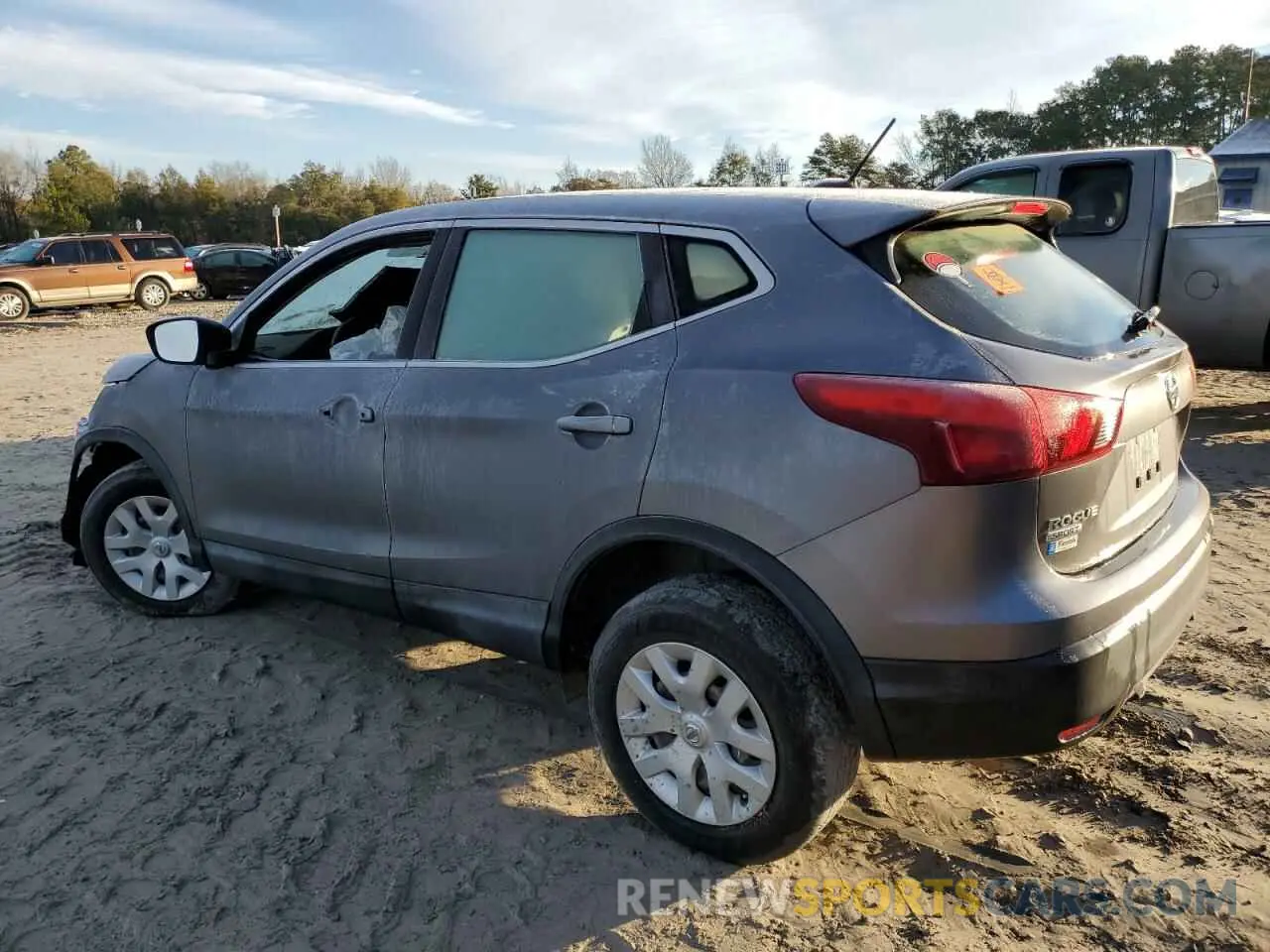 2 Photograph of a damaged car JN1BJ1CR3KW630829 NISSAN ROGUE 2019