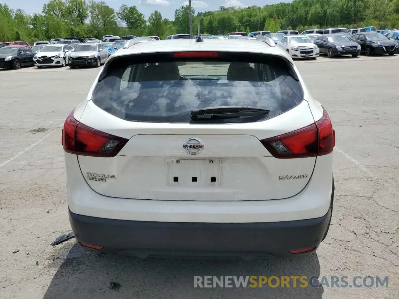 6 Photograph of a damaged car JN1BJ1CR4KW620519 NISSAN ROGUE 2019