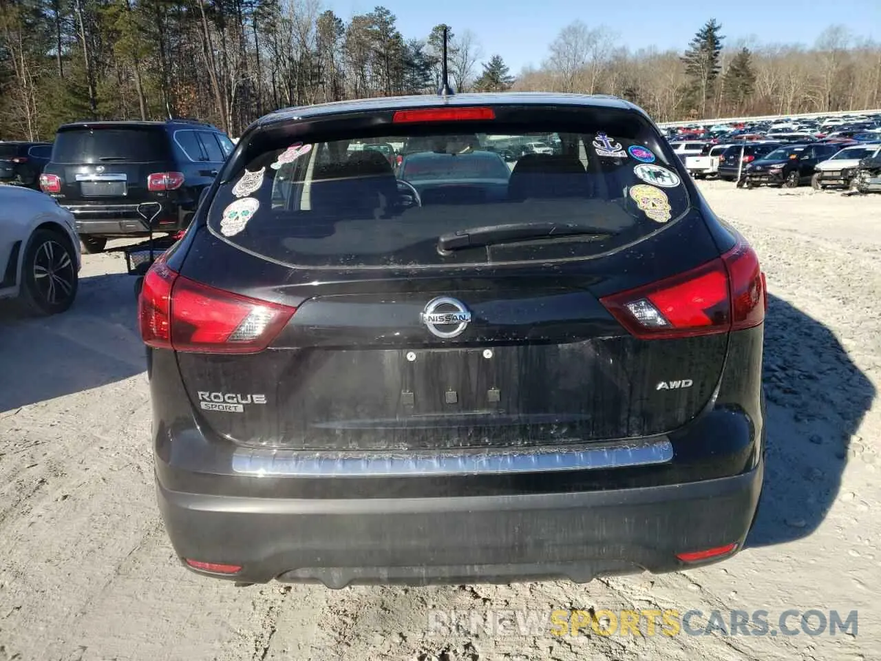 6 Photograph of a damaged car JN1BJ1CR4KW623095 NISSAN ROGUE 2019