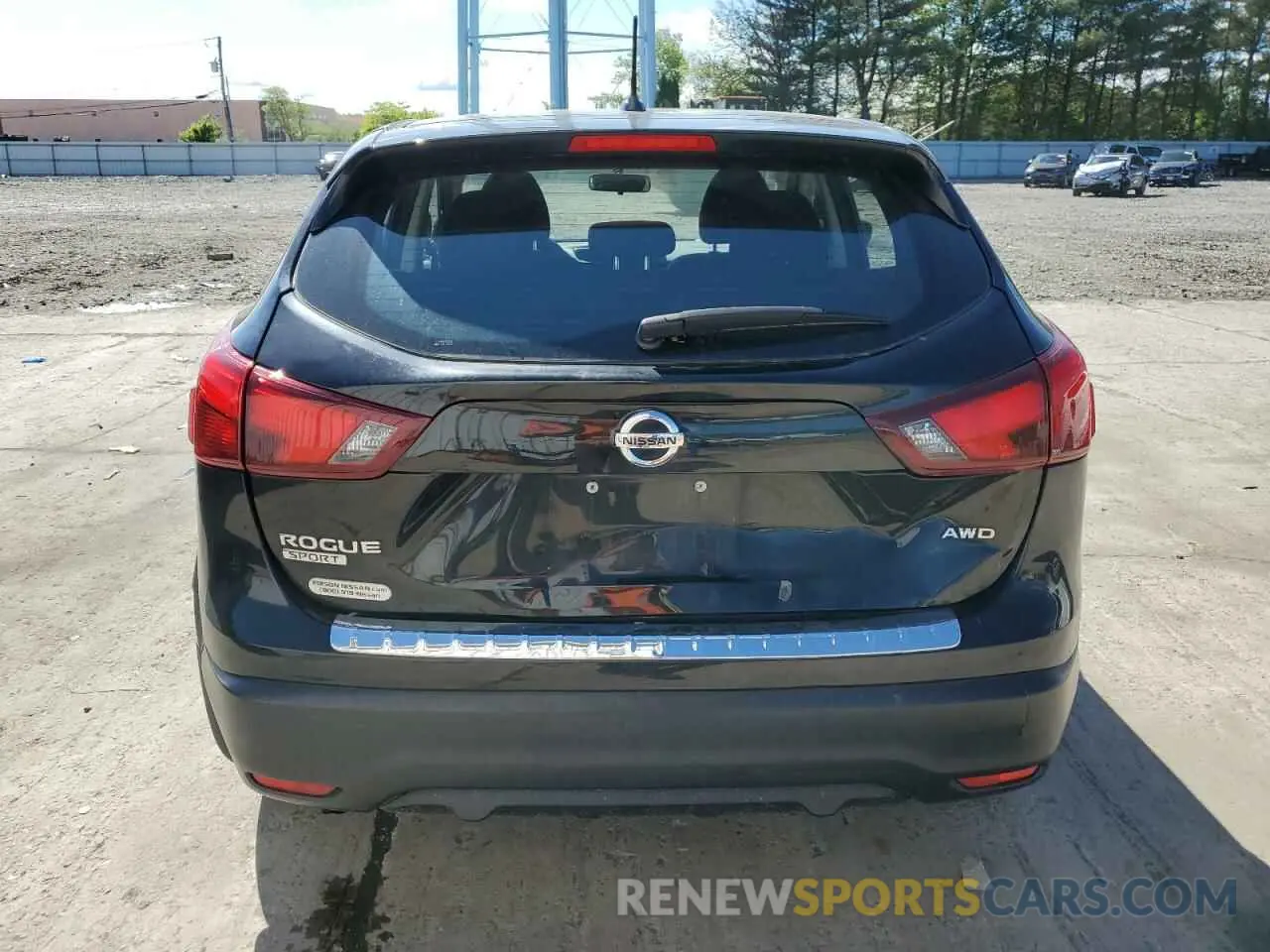 6 Photograph of a damaged car JN1BJ1CR4KW628992 NISSAN ROGUE 2019