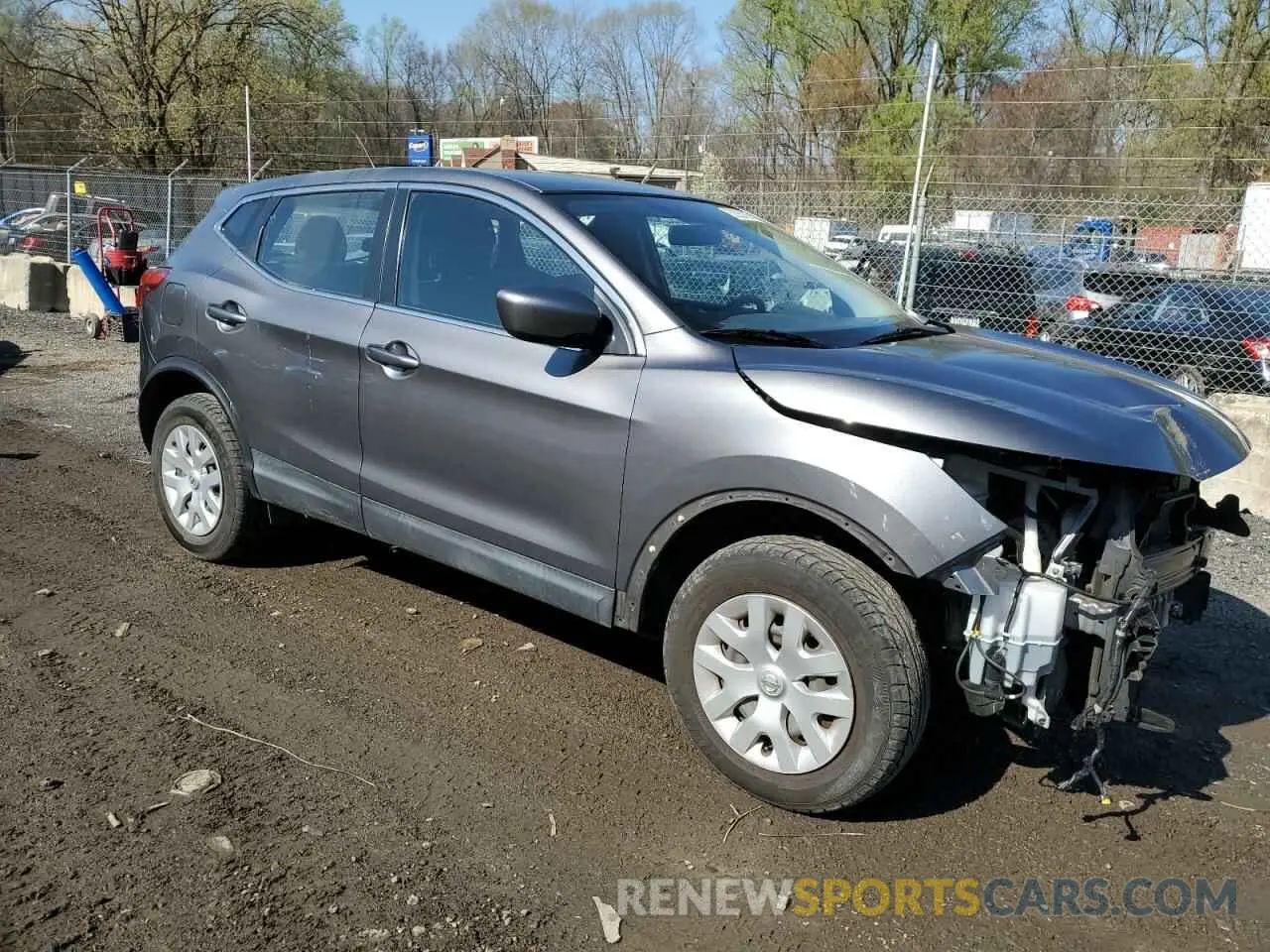 4 Photograph of a damaged car JN1BJ1CR5KW314994 NISSAN ROGUE 2019
