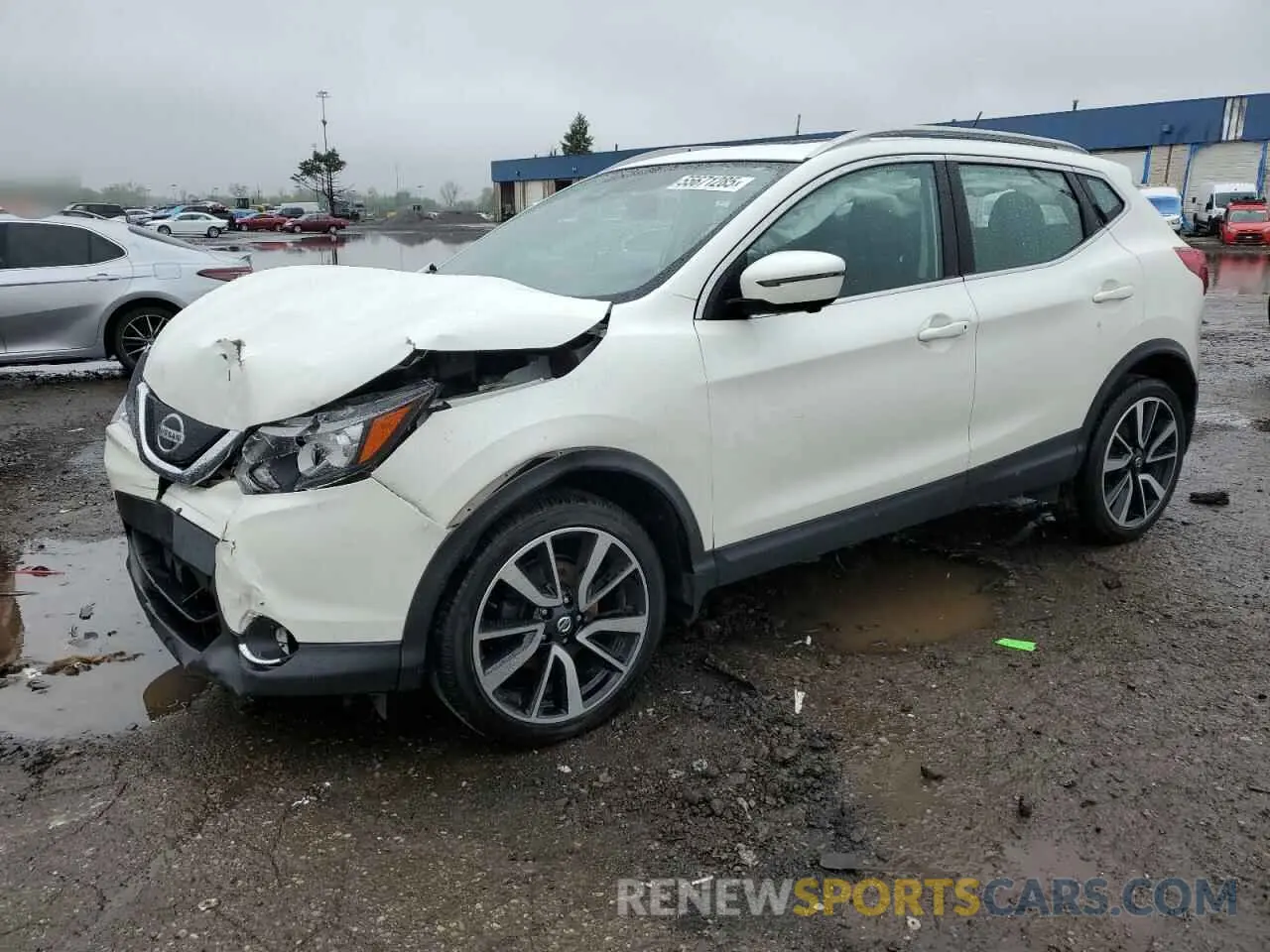 1 Photograph of a damaged car JN1BJ1CR5KW324800 NISSAN ROGUE 2019