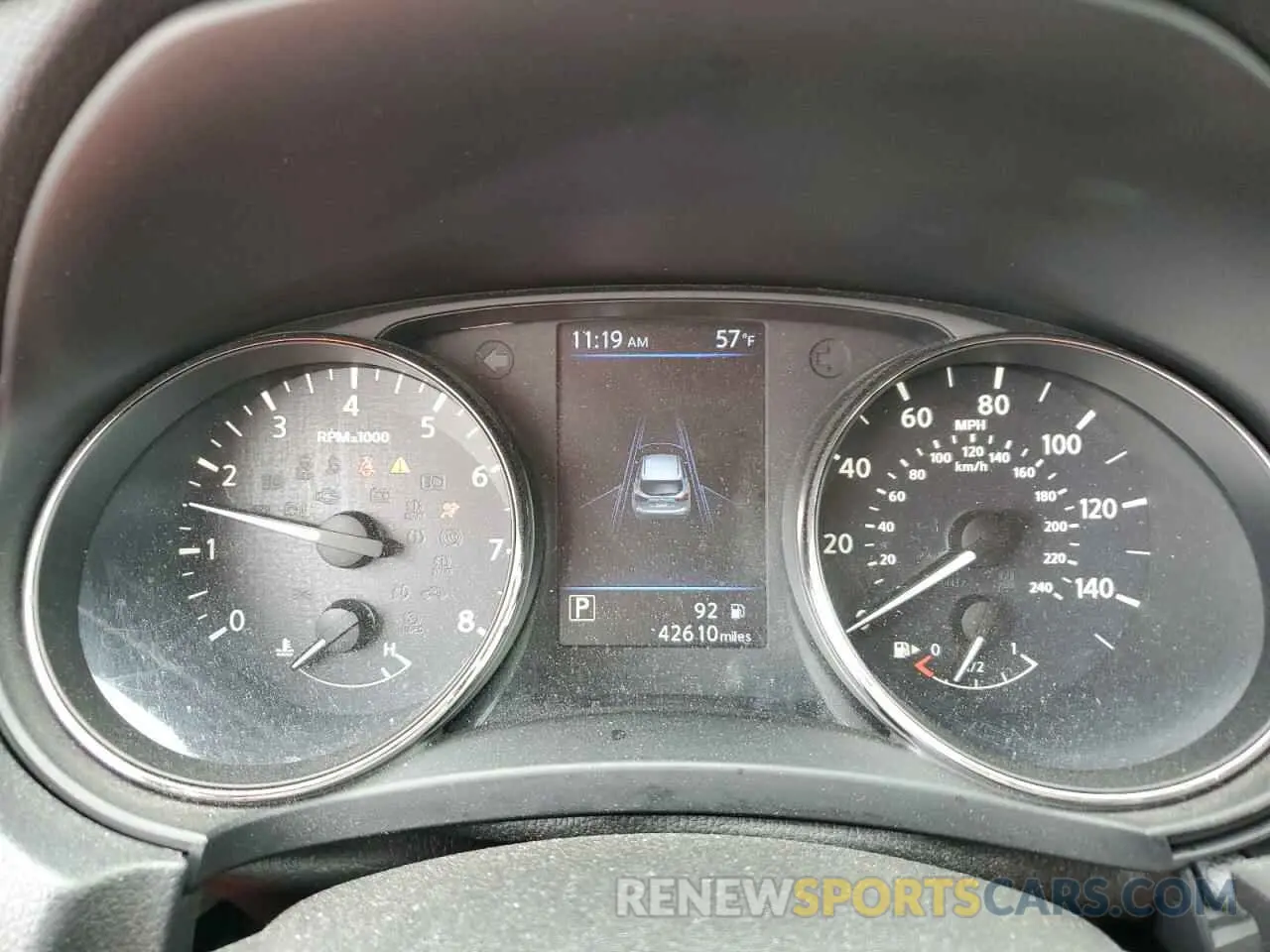 9 Photograph of a damaged car JN1BJ1CR5KW324800 NISSAN ROGUE 2019