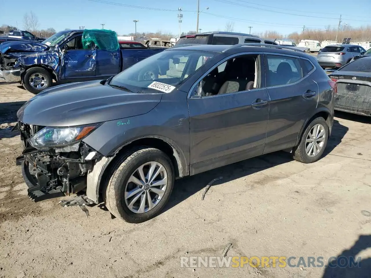 1 Photograph of a damaged car JN1BJ1CR5KW628189 NISSAN ROGUE 2019