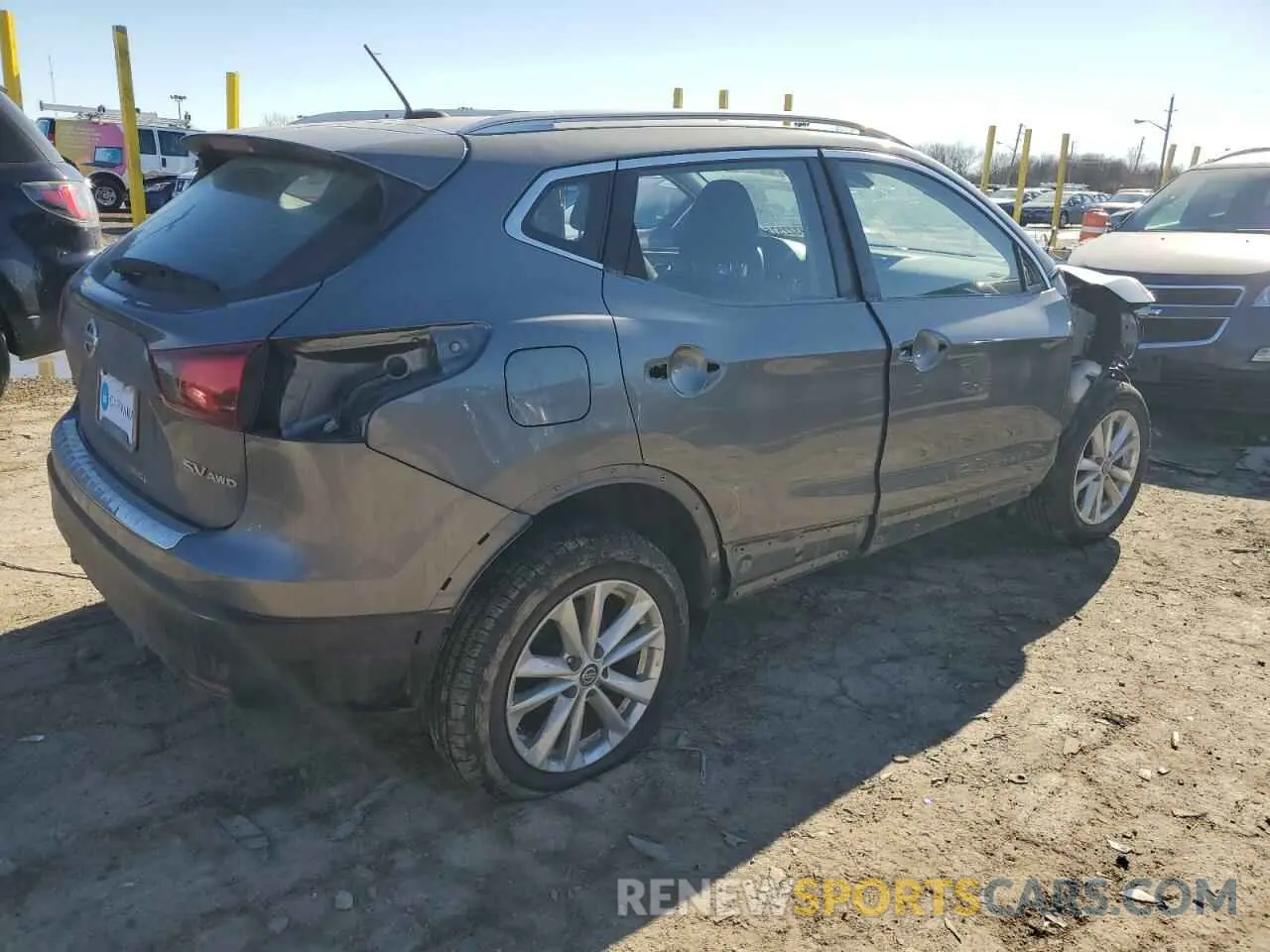 3 Photograph of a damaged car JN1BJ1CR5KW628189 NISSAN ROGUE 2019