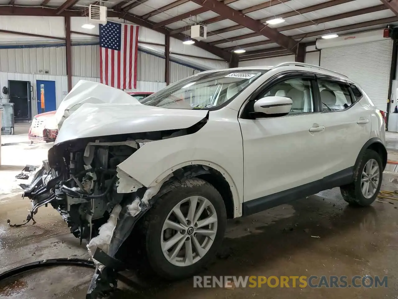 1 Photograph of a damaged car JN1BJ1CR6KW311974 NISSAN ROGUE 2019