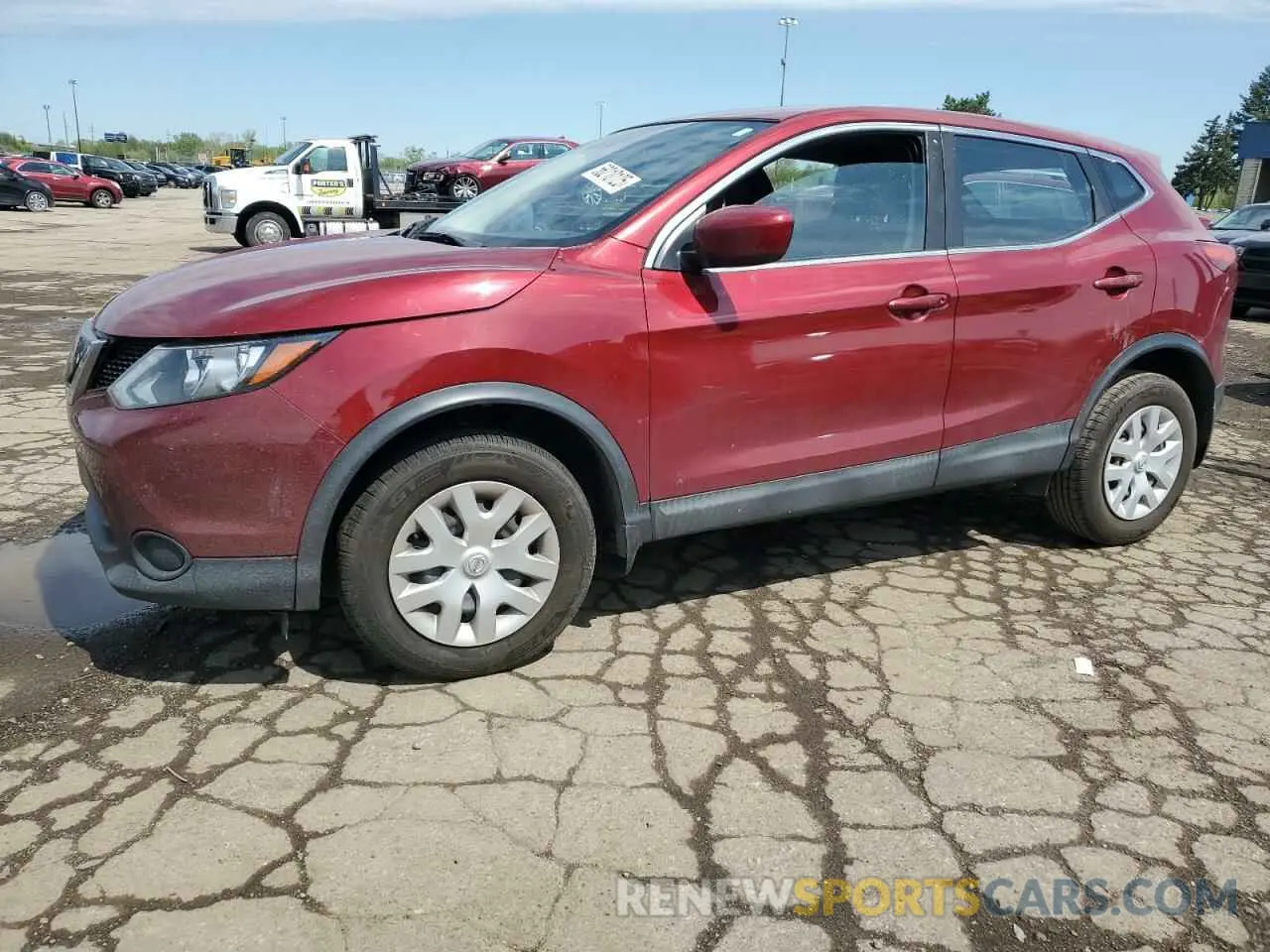 1 Photograph of a damaged car JN1BJ1CR6KW322442 NISSAN ROGUE 2019