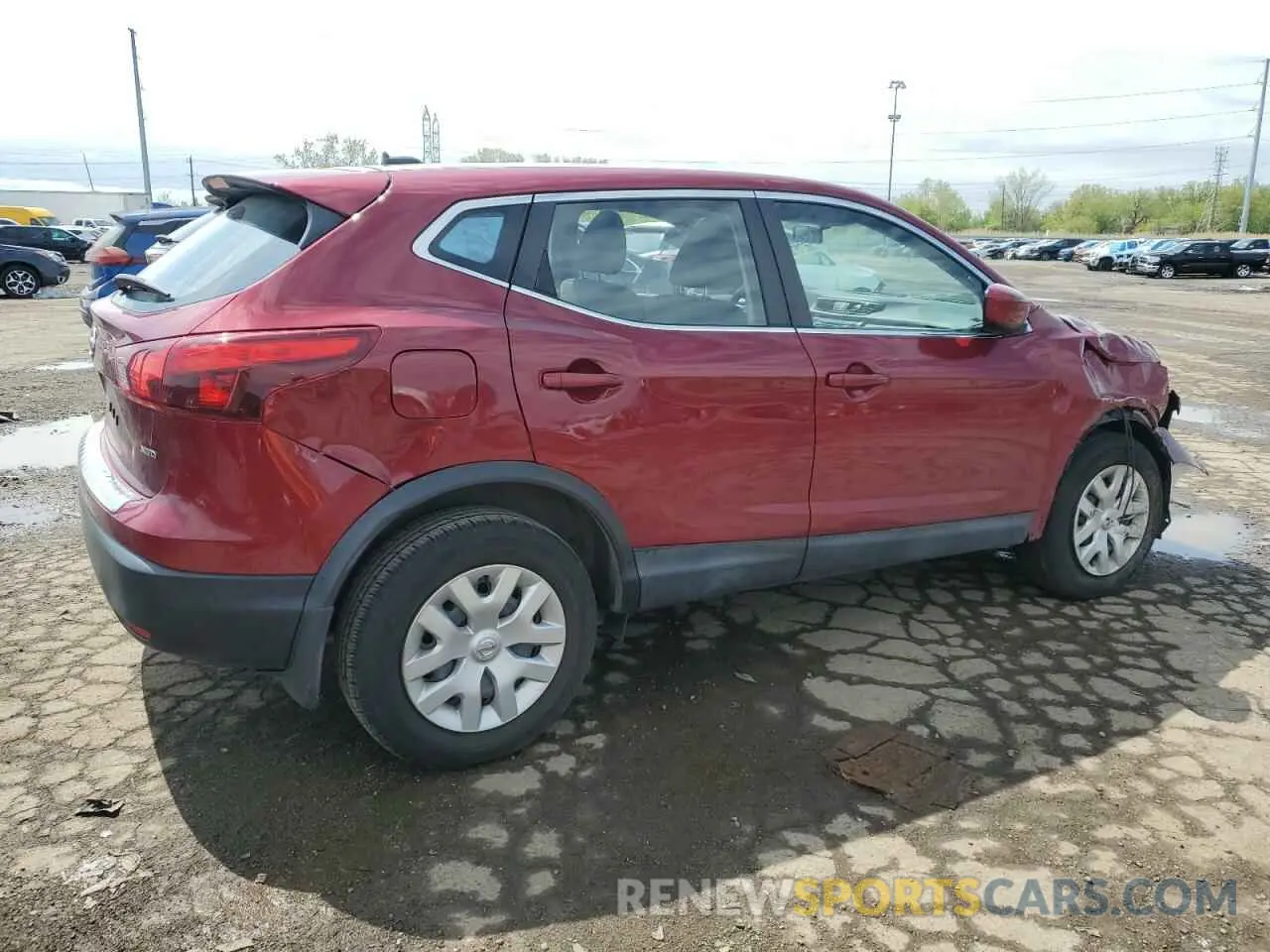 3 Photograph of a damaged car JN1BJ1CR6KW322442 NISSAN ROGUE 2019