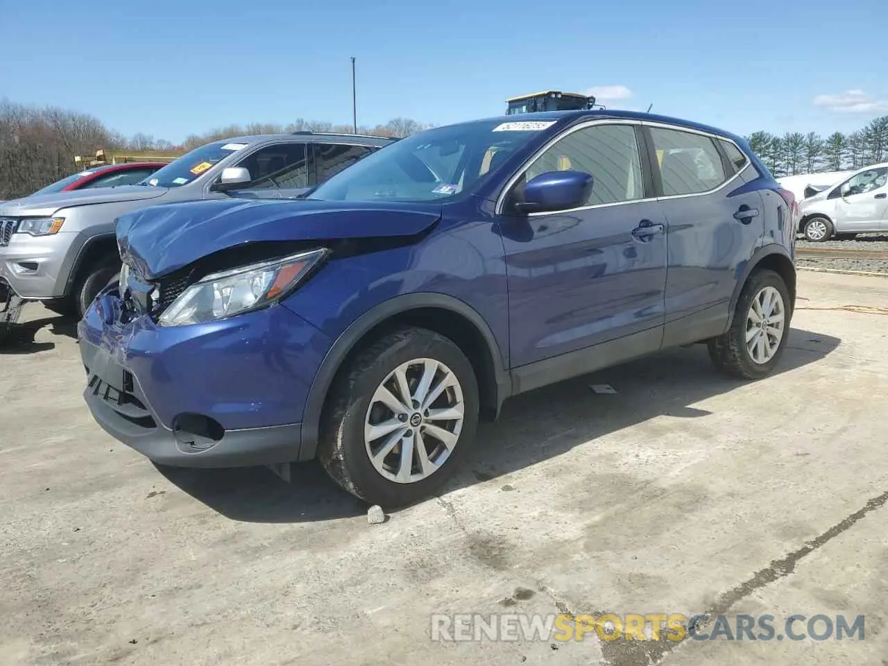 1 Photograph of a damaged car JN1BJ1CR6KW336597 NISSAN ROGUE 2019