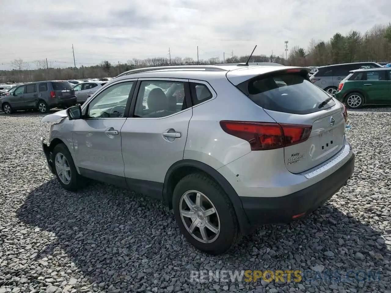 2 Photograph of a damaged car JN1BJ1CR6KW337846 NISSAN ROGUE 2019
