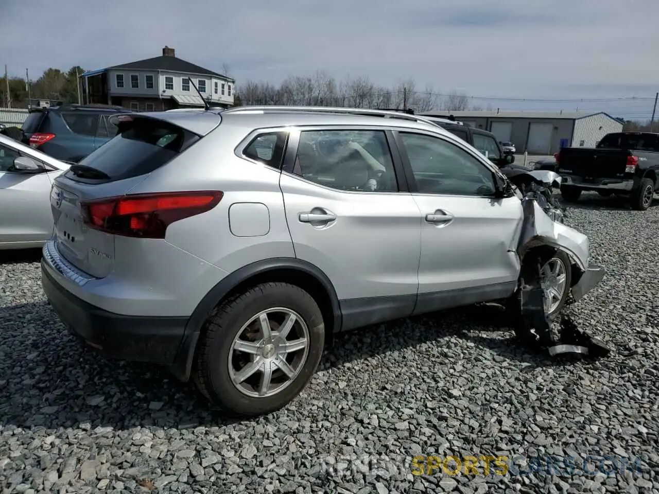 3 Photograph of a damaged car JN1BJ1CR6KW337846 NISSAN ROGUE 2019