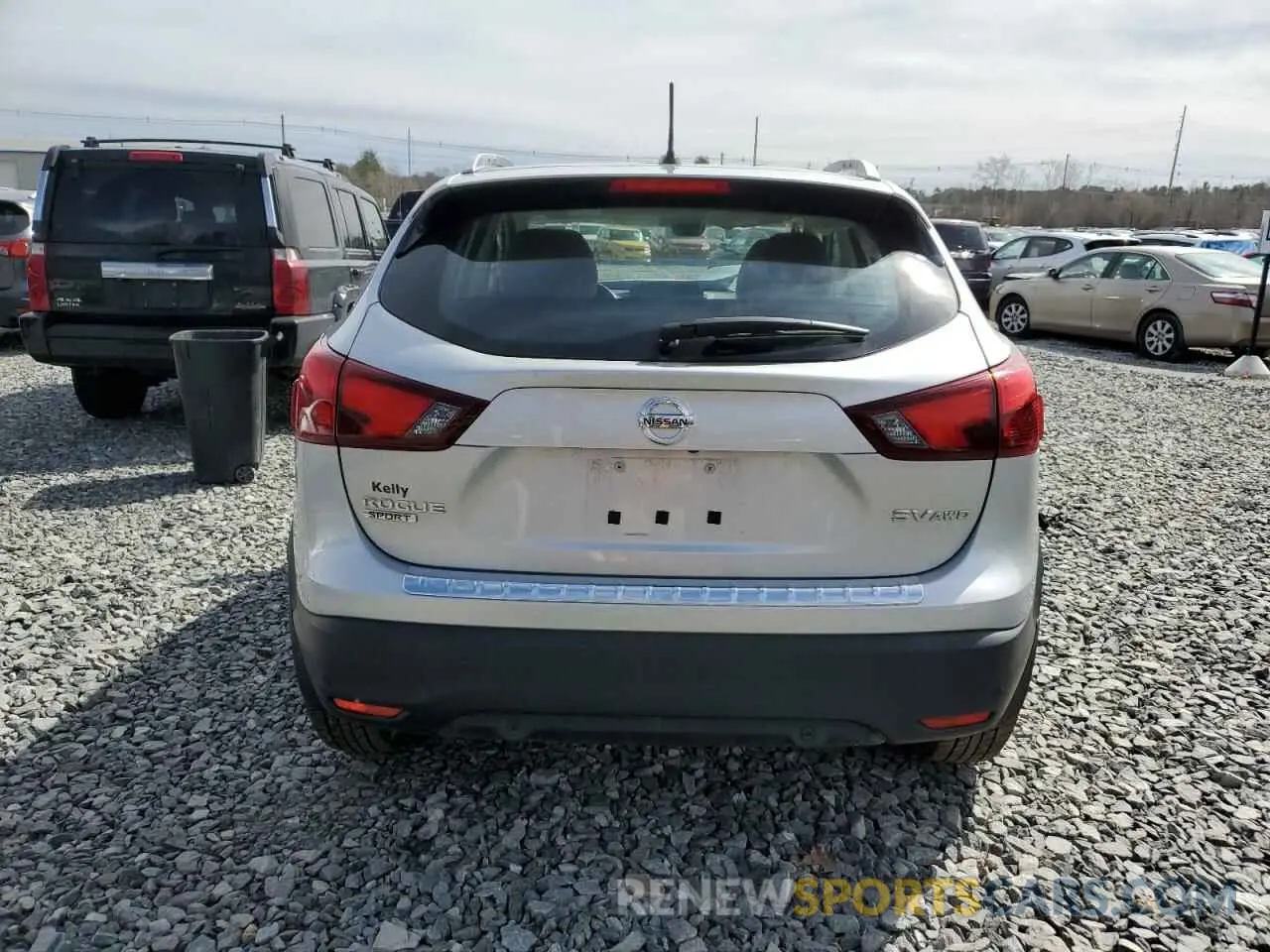 6 Photograph of a damaged car JN1BJ1CR6KW337846 NISSAN ROGUE 2019