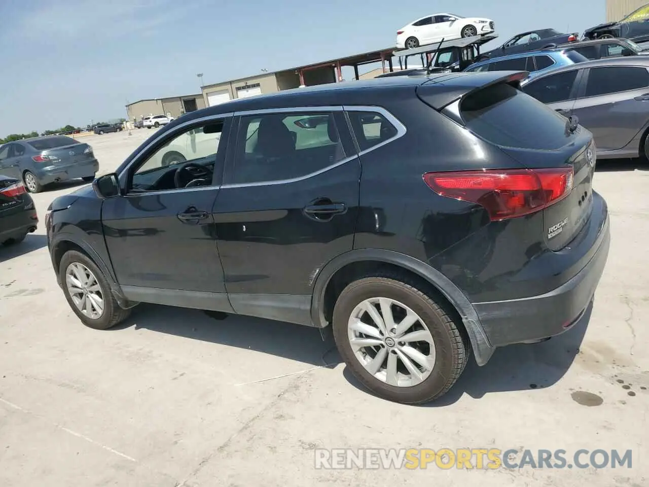 2 Photograph of a damaged car JN1BJ1CR6KW347597 NISSAN ROGUE 2019