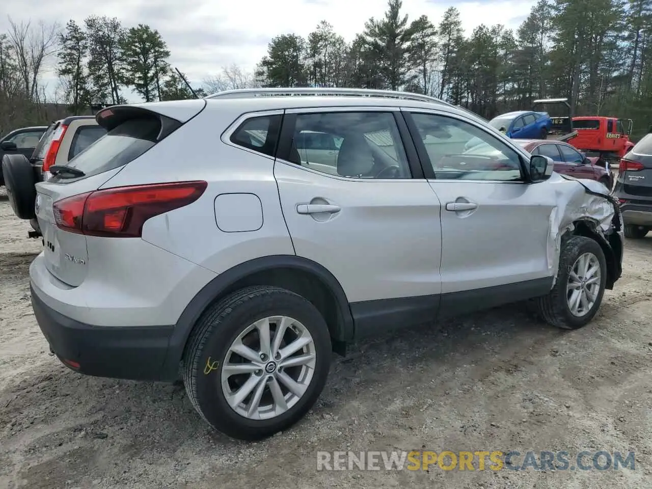 3 Photograph of a damaged car JN1BJ1CR6KW349558 NISSAN ROGUE 2019
