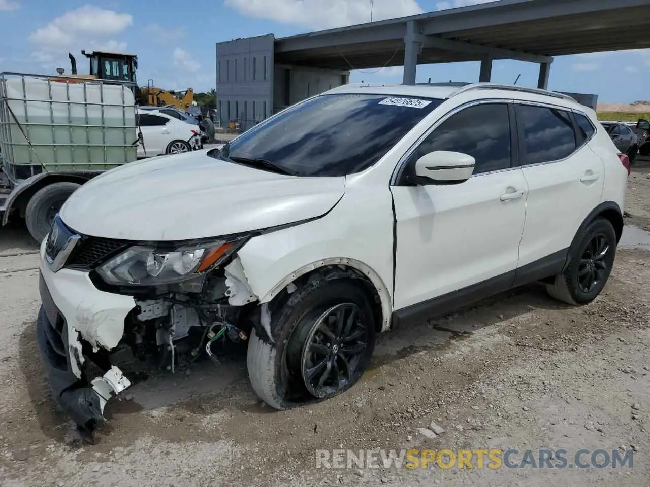 1 Photograph of a damaged car JN1BJ1CR6KW623762 NISSAN ROGUE 2019