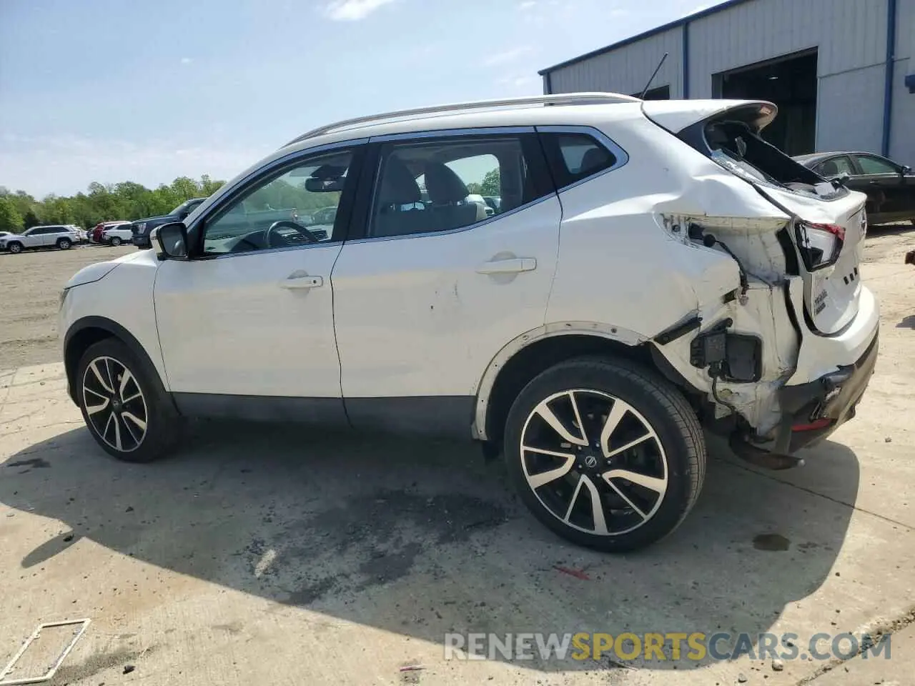 2 Photograph of a damaged car JN1BJ1CR6KW629674 NISSAN ROGUE 2019