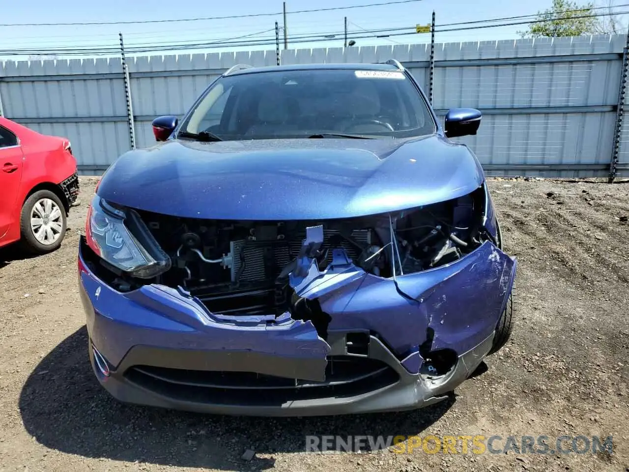 5 Photograph of a damaged car JN1BJ1CR7KW315127 NISSAN ROGUE 2019