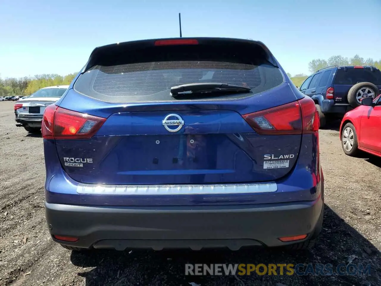 6 Photograph of a damaged car JN1BJ1CR7KW315127 NISSAN ROGUE 2019