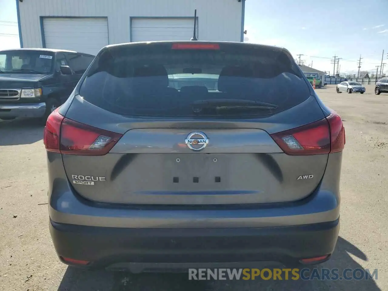 6 Photograph of a damaged car JN1BJ1CR7KW317329 NISSAN ROGUE 2019