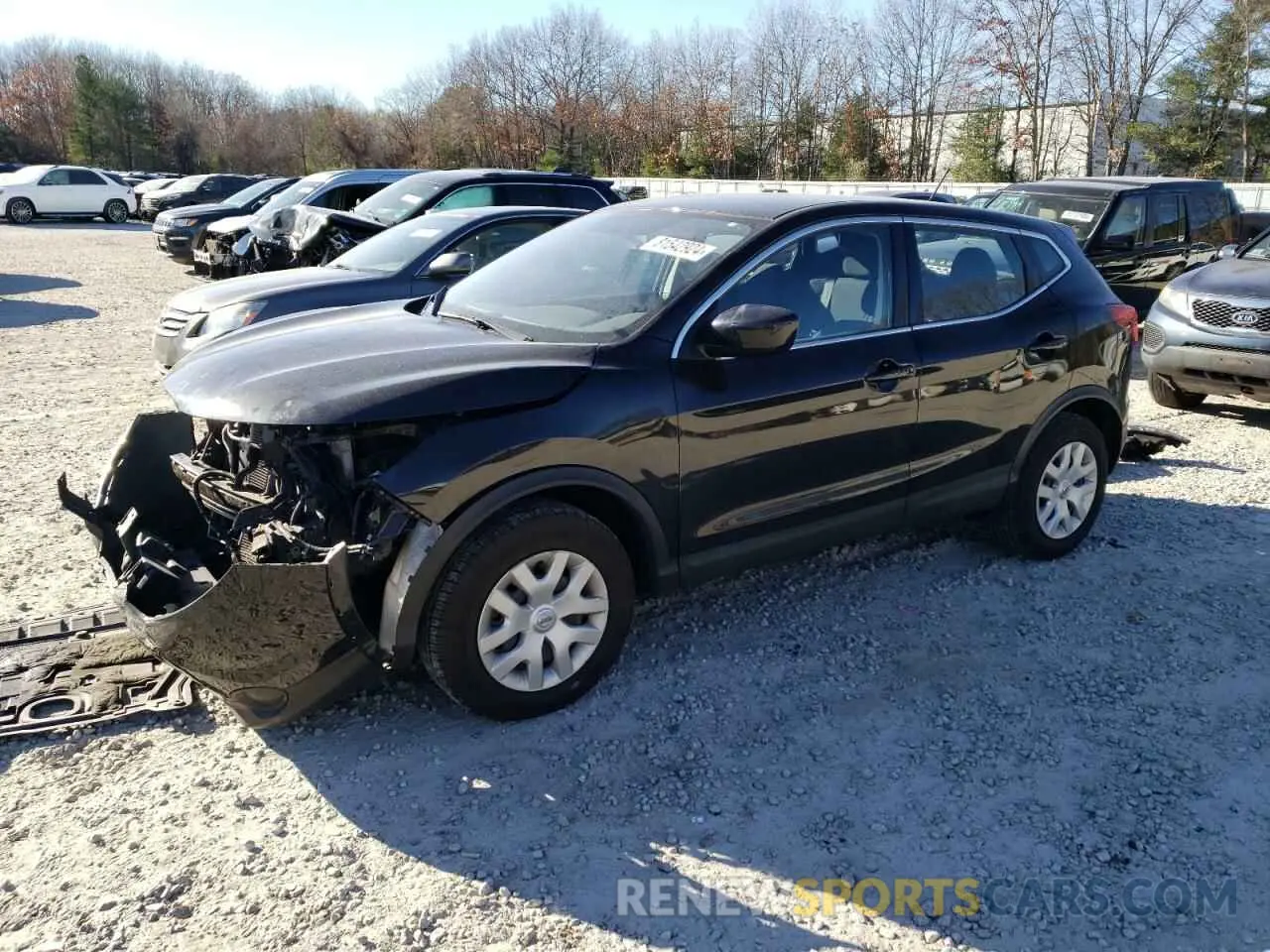 1 Photograph of a damaged car JN1BJ1CR7KW322157 NISSAN ROGUE 2019