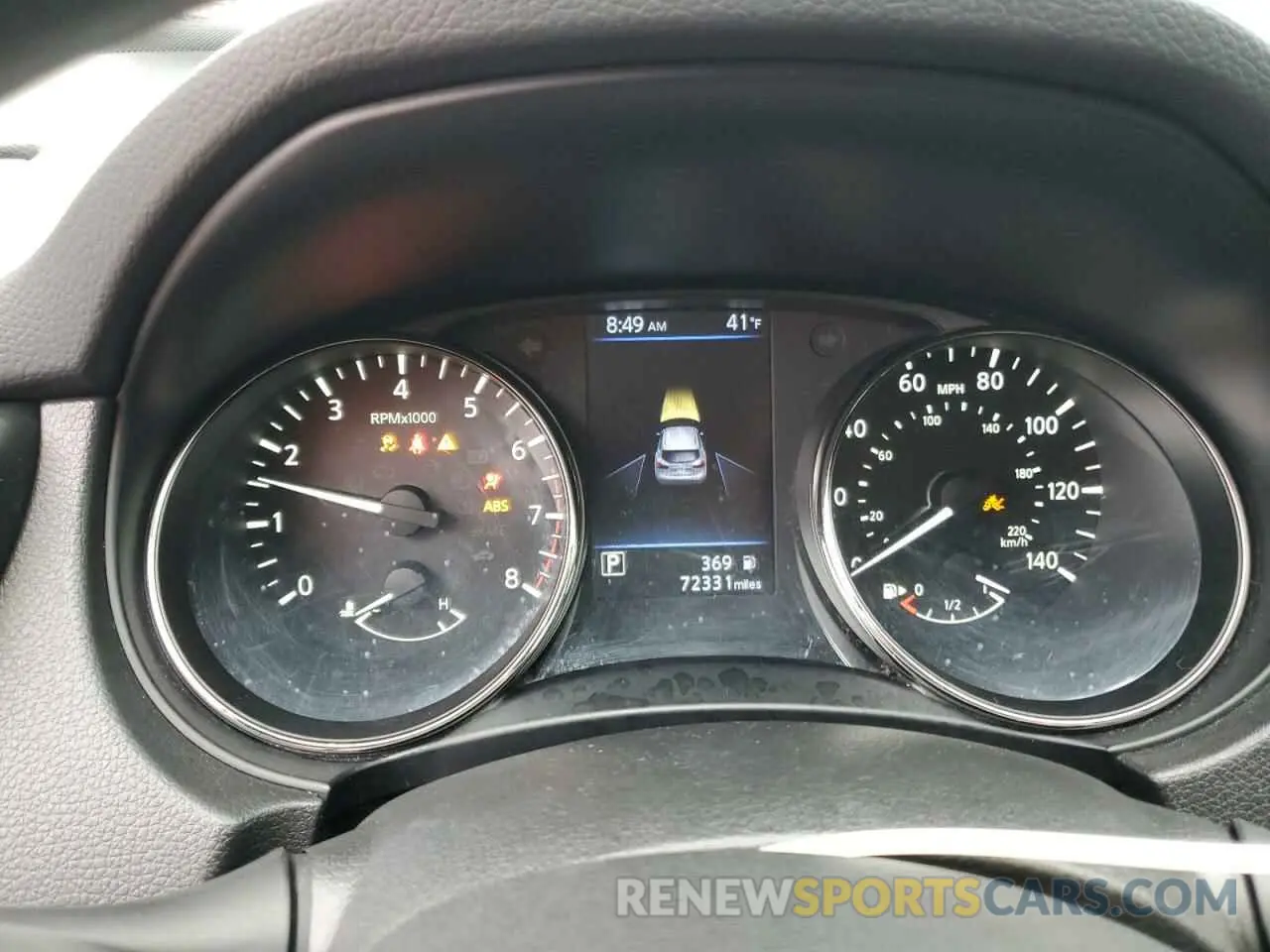 9 Photograph of a damaged car JN1BJ1CR7KW349049 NISSAN ROGUE 2019