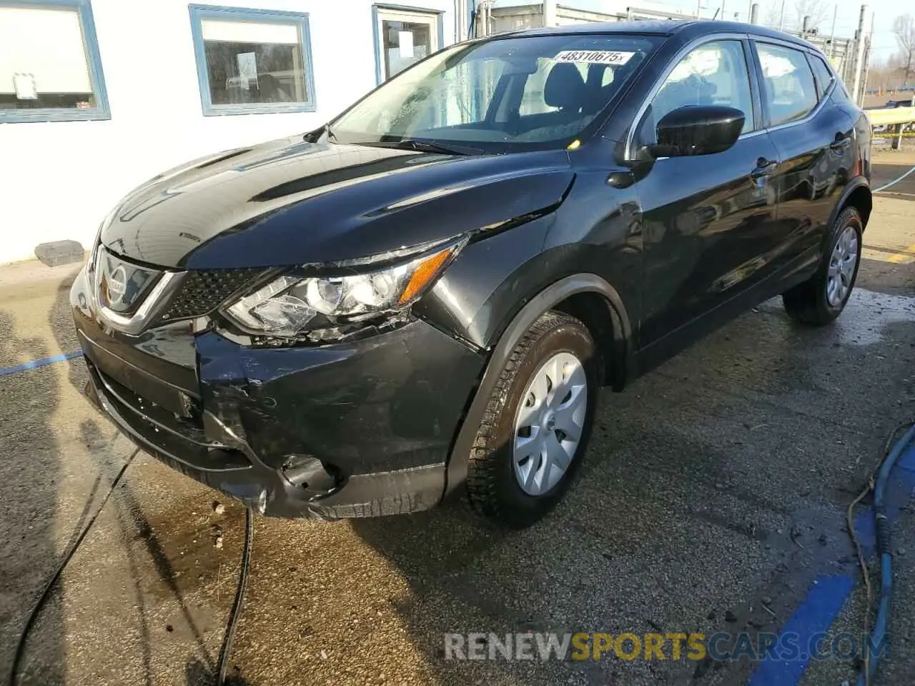 1 Photograph of a damaged car JN1BJ1CR7KW350055 NISSAN ROGUE 2019