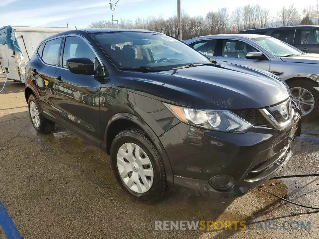 4 Photograph of a damaged car JN1BJ1CR7KW350055 NISSAN ROGUE 2019