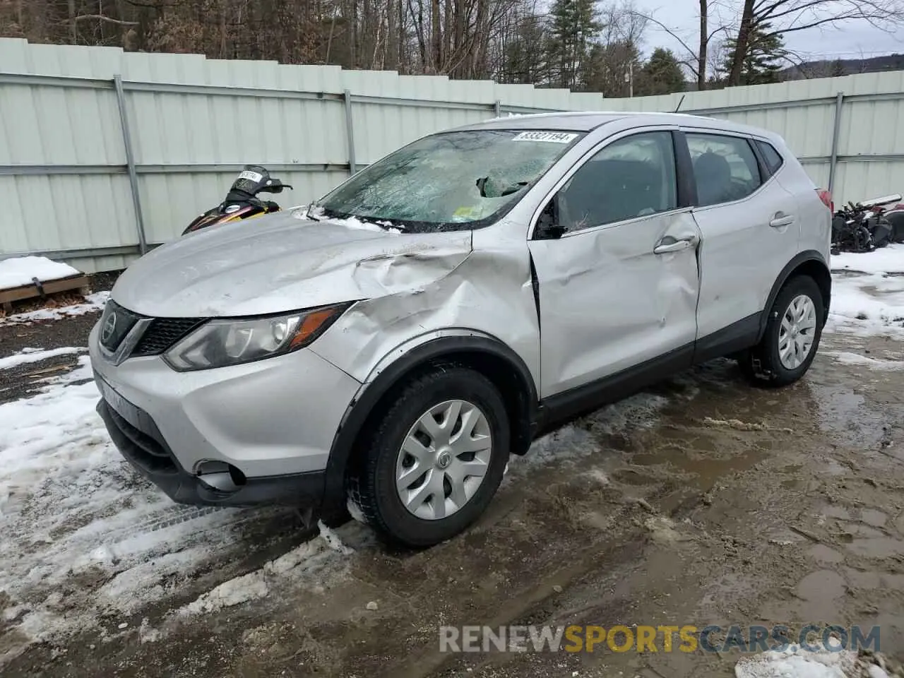 1 Photograph of a damaged car JN1BJ1CR7KW624404 NISSAN ROGUE 2019