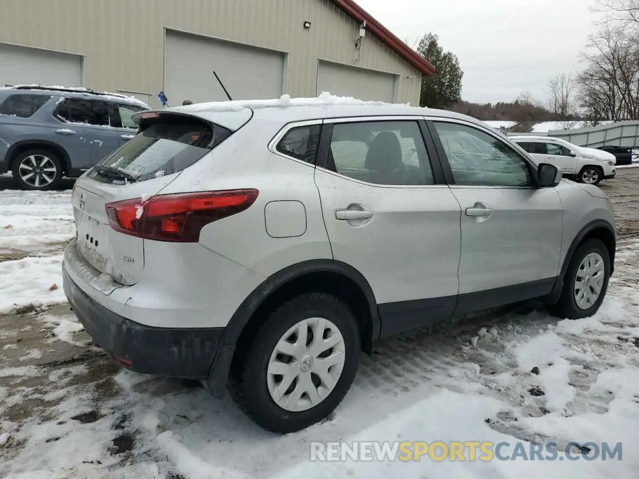 3 Photograph of a damaged car JN1BJ1CR7KW624404 NISSAN ROGUE 2019
