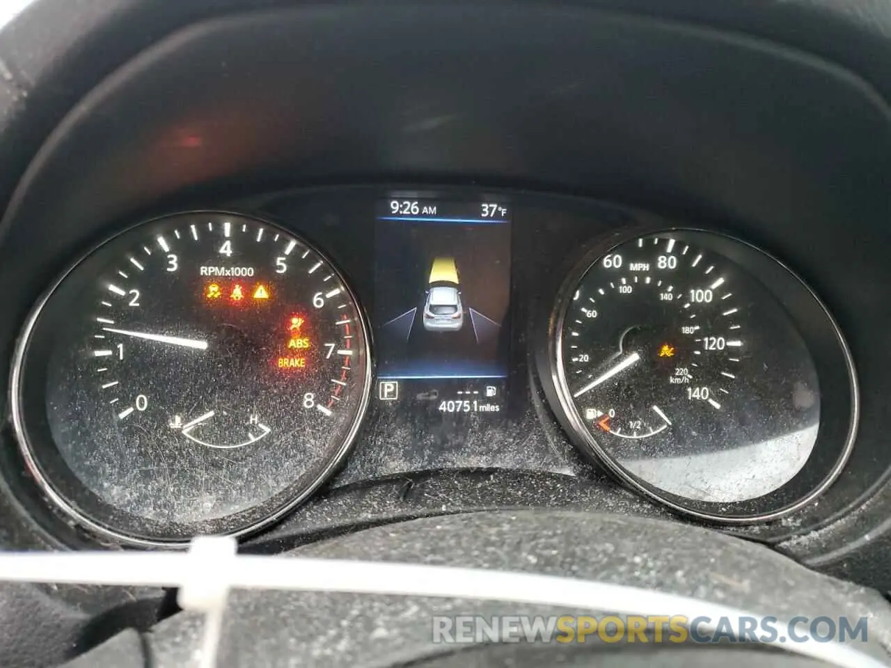 9 Photograph of a damaged car JN1BJ1CR7KW624404 NISSAN ROGUE 2019