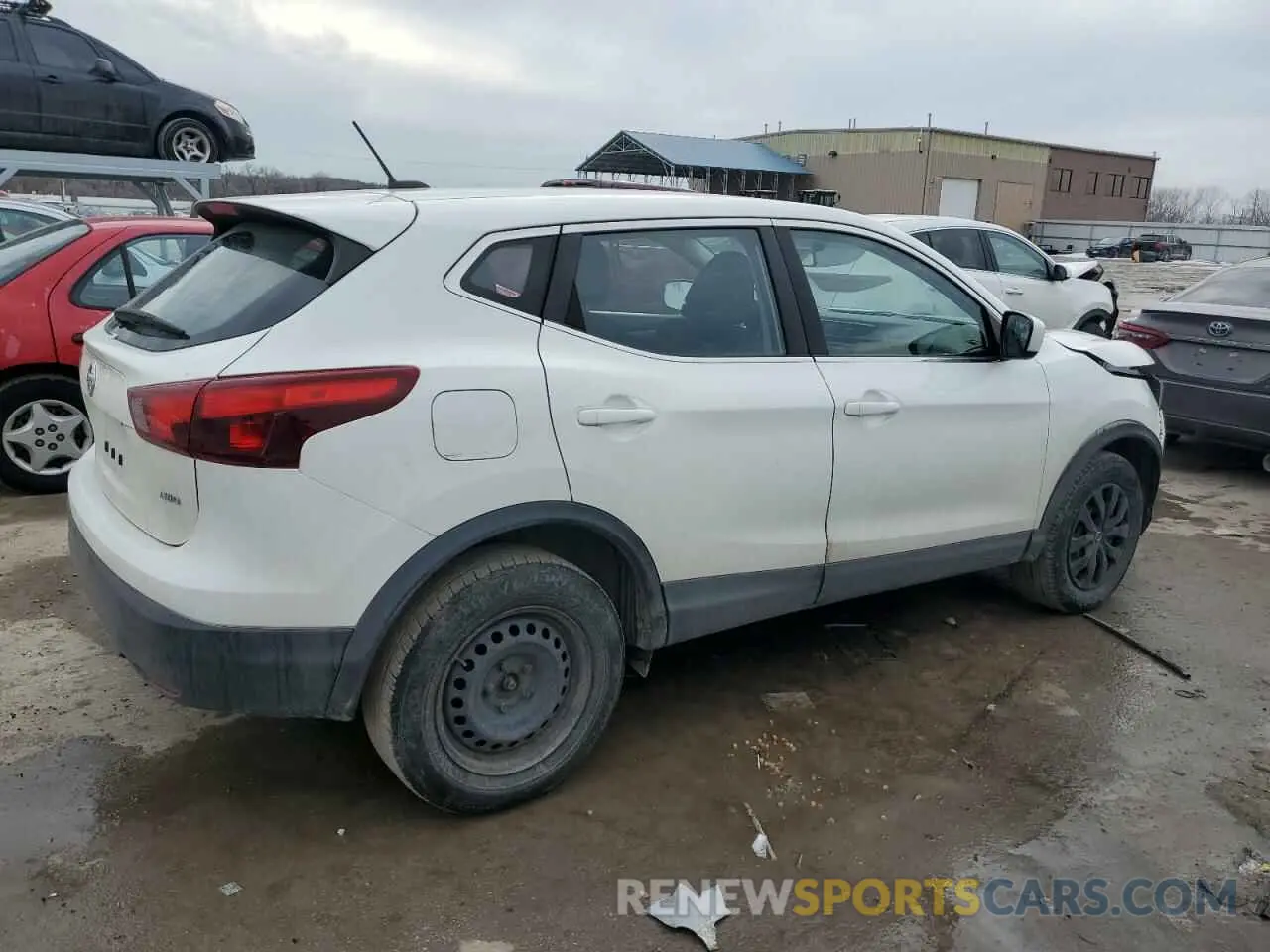 3 Photograph of a damaged car JN1BJ1CR8KW324077 NISSAN ROGUE 2019