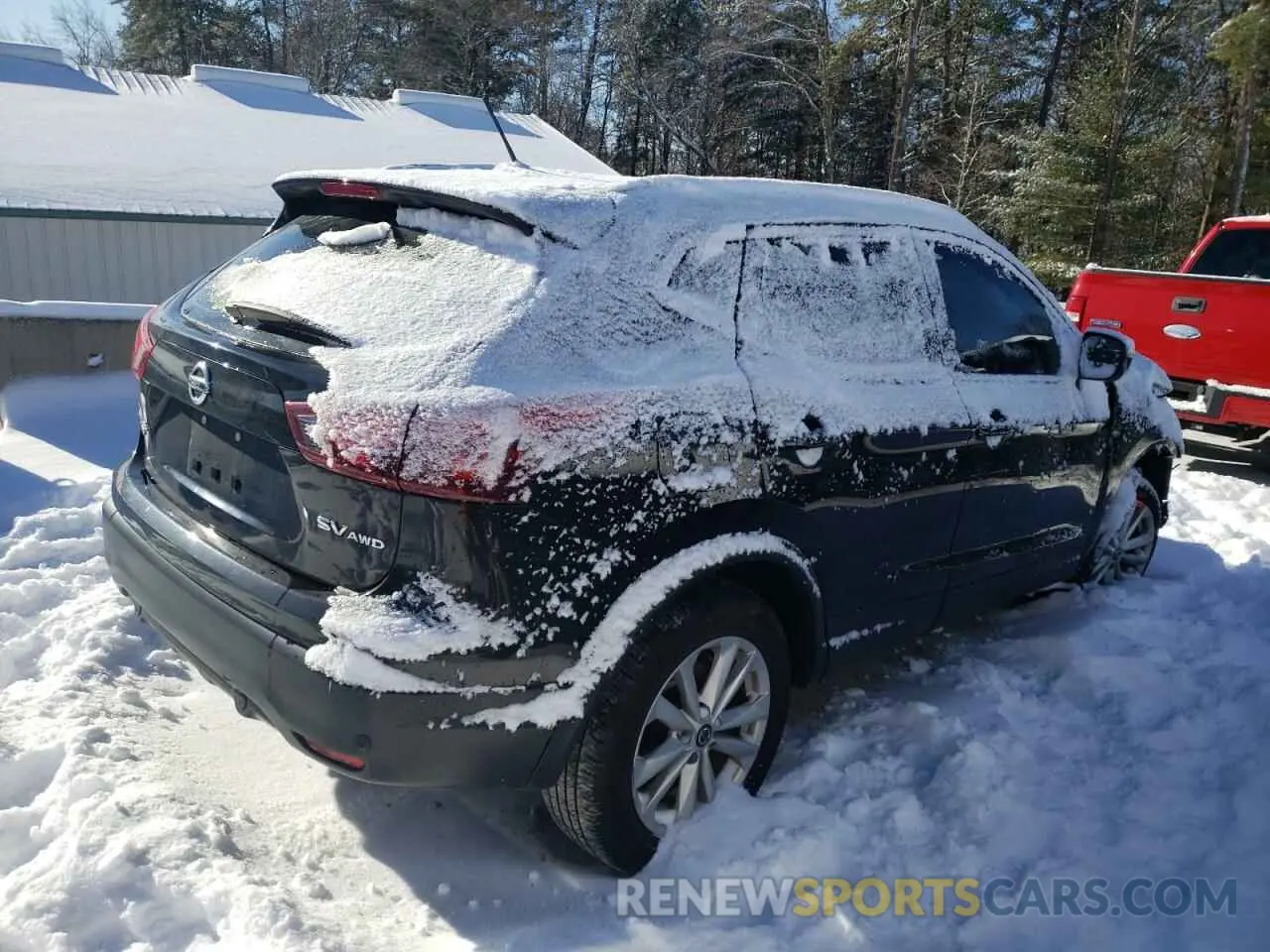 3 Photograph of a damaged car JN1BJ1CR8KW350209 NISSAN ROGUE 2019