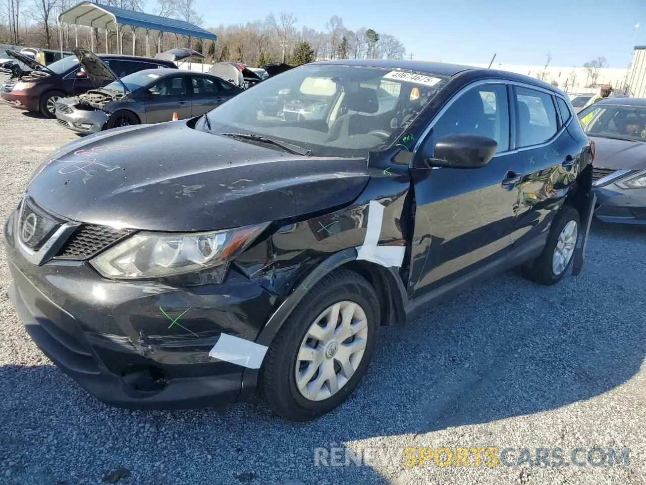 1 Photograph of a damaged car JN1BJ1CR9KW319471 NISSAN ROGUE 2019