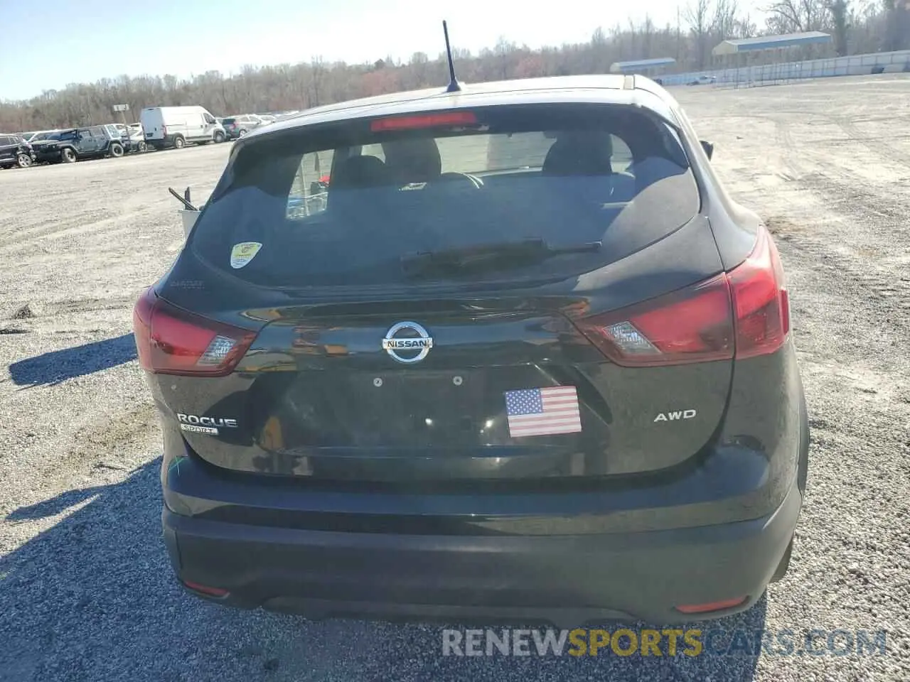 6 Photograph of a damaged car JN1BJ1CR9KW319471 NISSAN ROGUE 2019