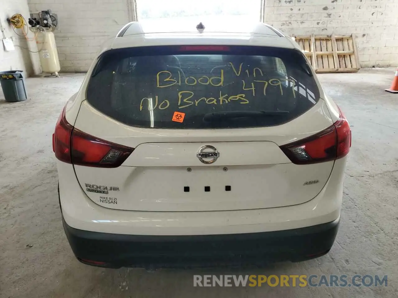 6 Photograph of a damaged car JN1BJ1CR9KW324797 NISSAN ROGUE 2019