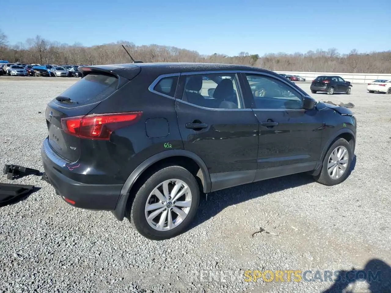 3 Photograph of a damaged car JN1BJ1CR9KW628924 NISSAN ROGUE 2019