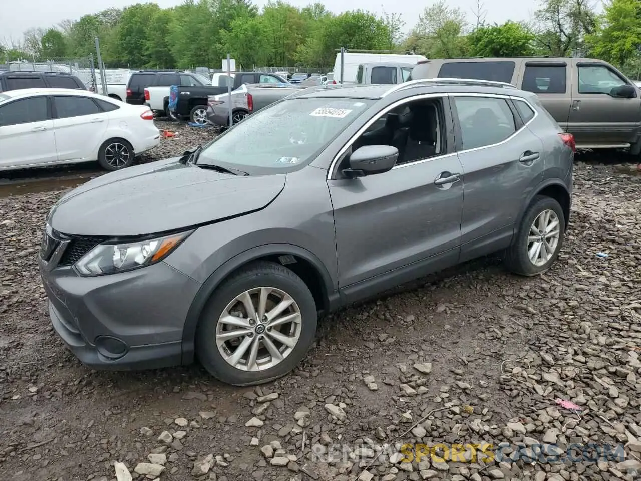 1 Photograph of a damaged car JN1BJ1CR9KW631001 NISSAN ROGUE 2019