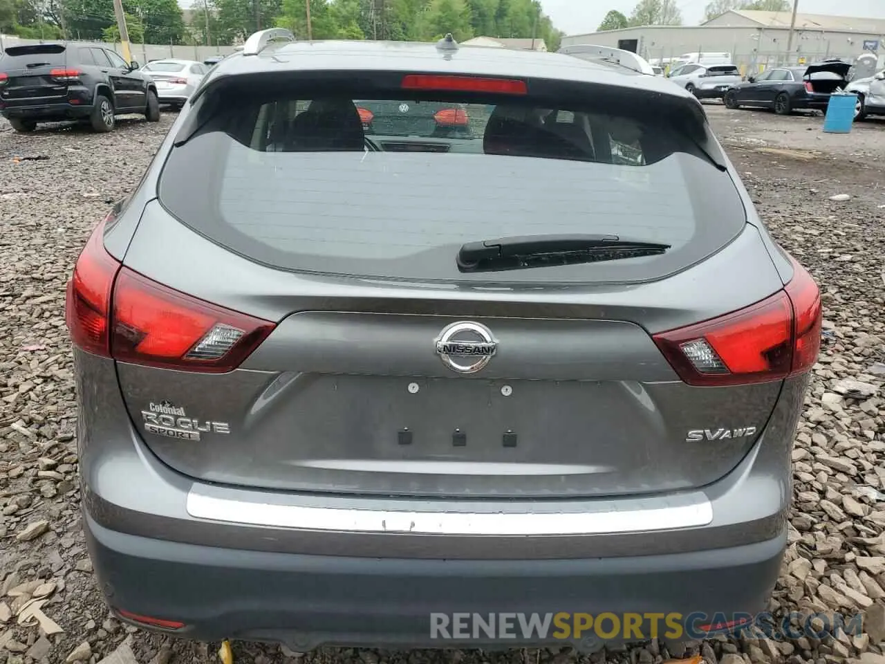 6 Photograph of a damaged car JN1BJ1CR9KW631001 NISSAN ROGUE 2019