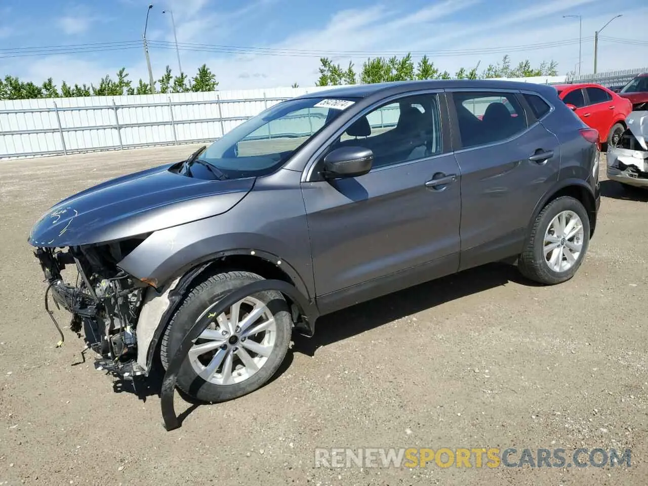 1 Photograph of a damaged car JN1BJ1CRXKW329426 NISSAN ROGUE 2019