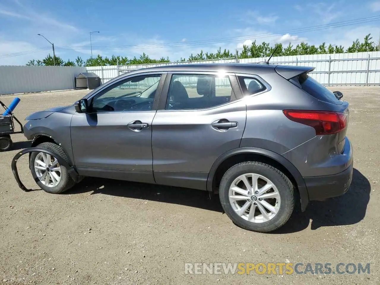 2 Photograph of a damaged car JN1BJ1CRXKW329426 NISSAN ROGUE 2019