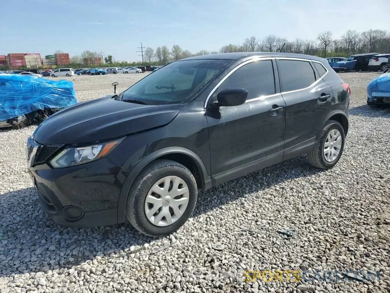 1 Photograph of a damaged car JN1BJ1CRXKW335694 NISSAN ROGUE 2019
