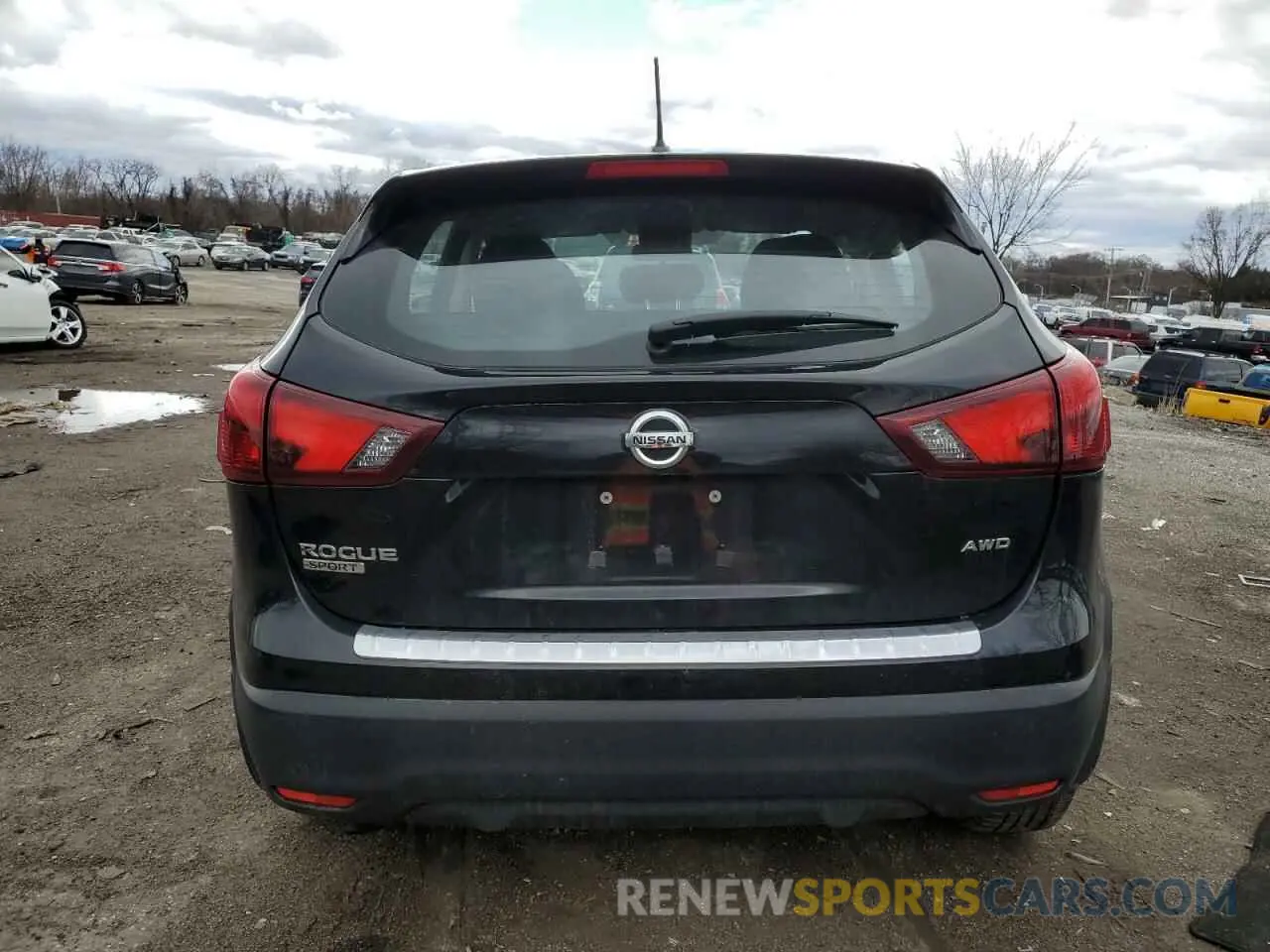 6 Photograph of a damaged car JN1BJ1CRXKW338658 NISSAN ROGUE 2019